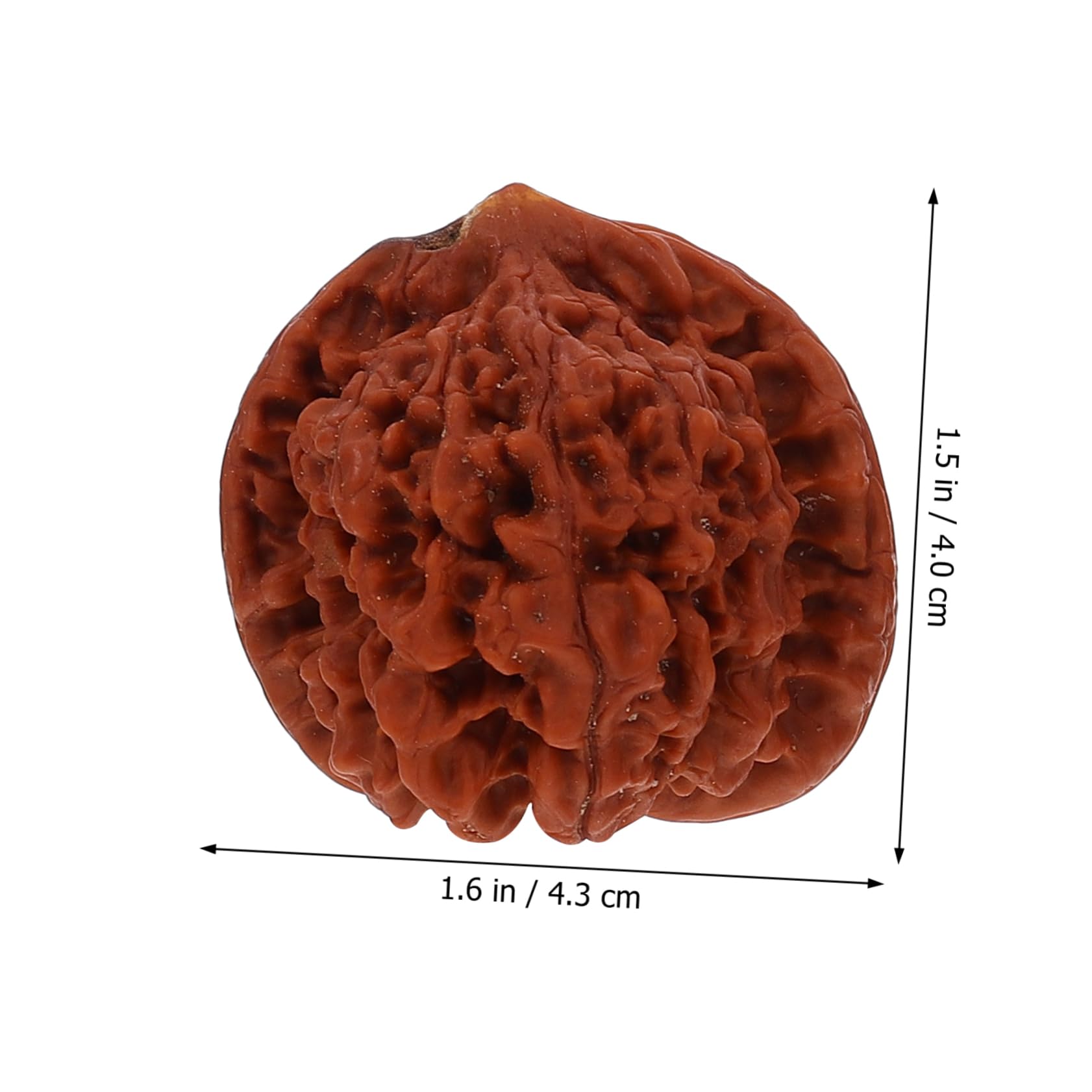 COLLBATH 2sets Walnut Hand Massager Spiky Massage Ball for Deep Tissue Meditation Balls Hands Pinky Massage 2pcs*2