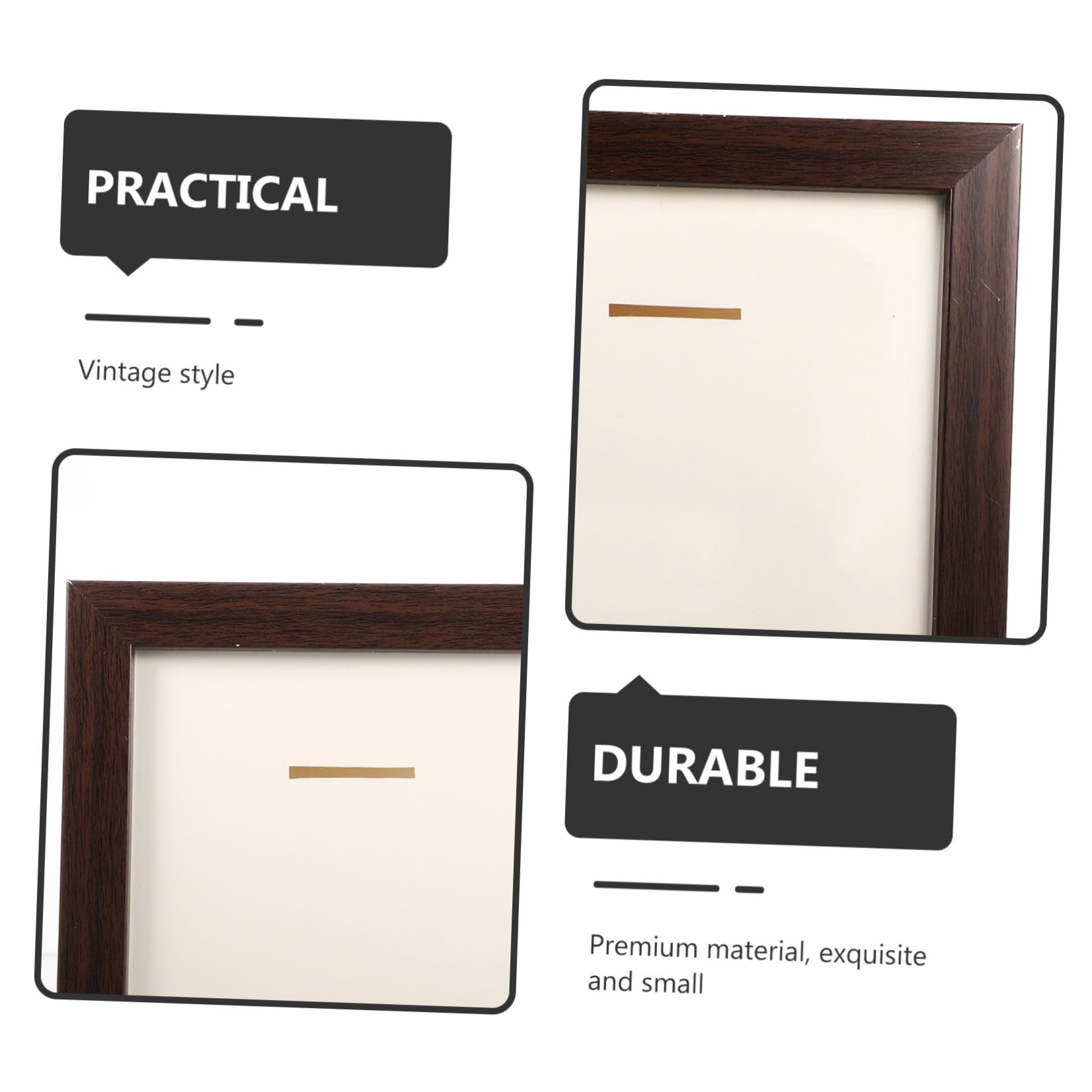 DOITOOL Porta Medaglie in Legno per 2 Medaglie, Cornice Decorativa Semplice e Creativa, Resistente e Fatta a Mano, per Esposizione in Casa