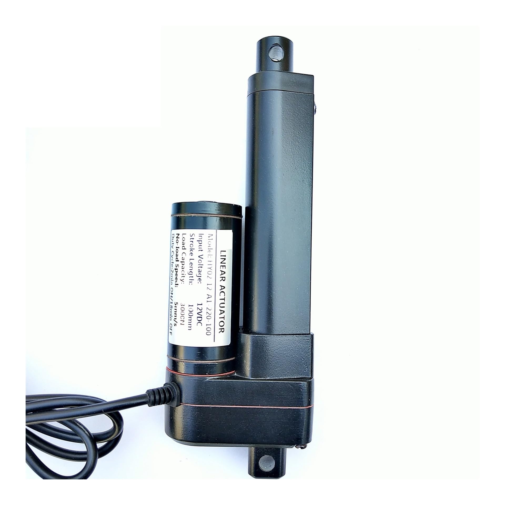 Attuatore lineare ad alta velocità, DC 12V 24V 3000N NTutti gli ingranaggi in metallo 2.5A 30W Attuatore lineare elettrico Motore lineare corsa 50mm-400mm con staffa utilizzato nell'energia elettrica,