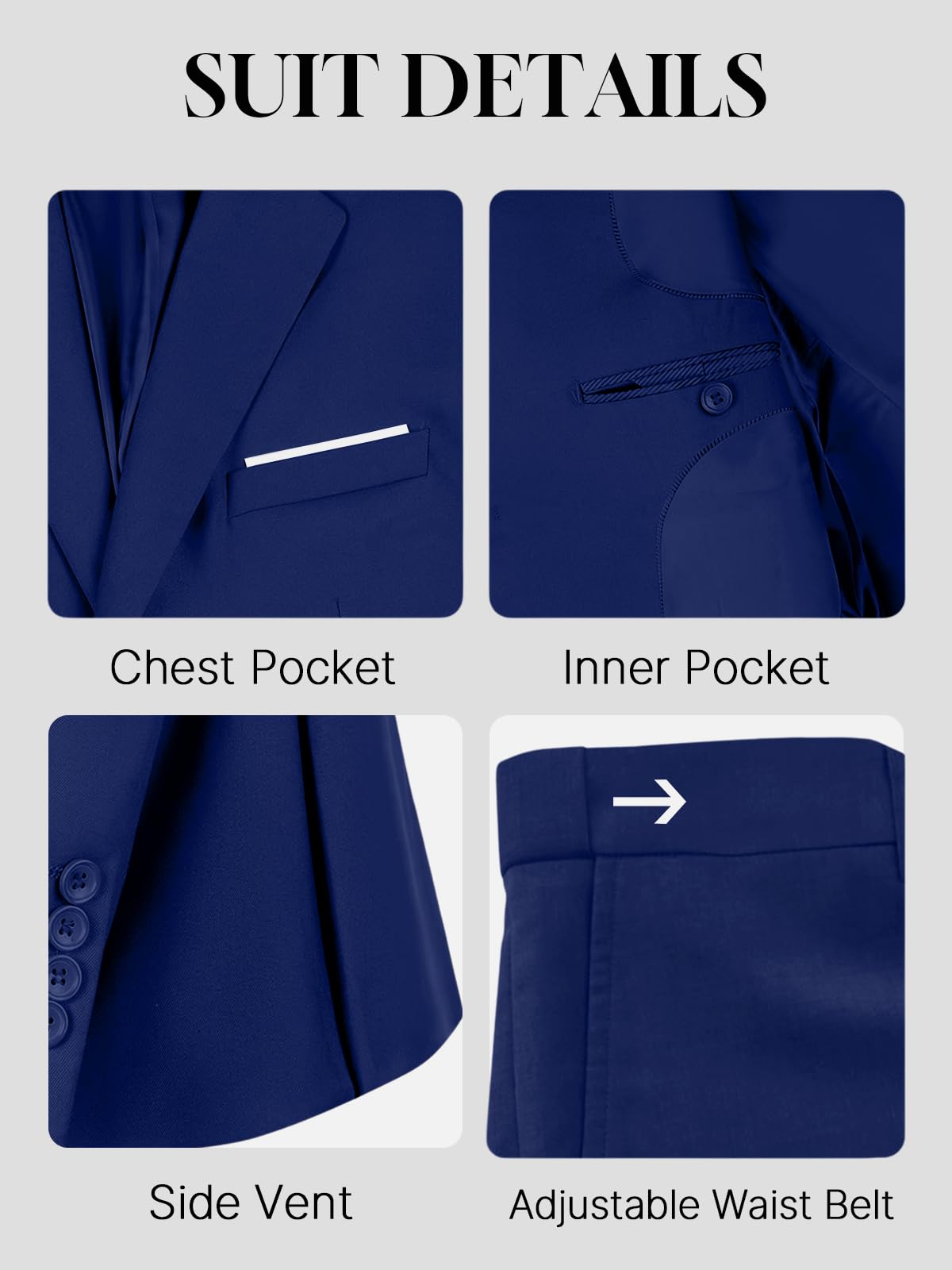 Herren Ztfb003 Business-Anzug Hosen-Set