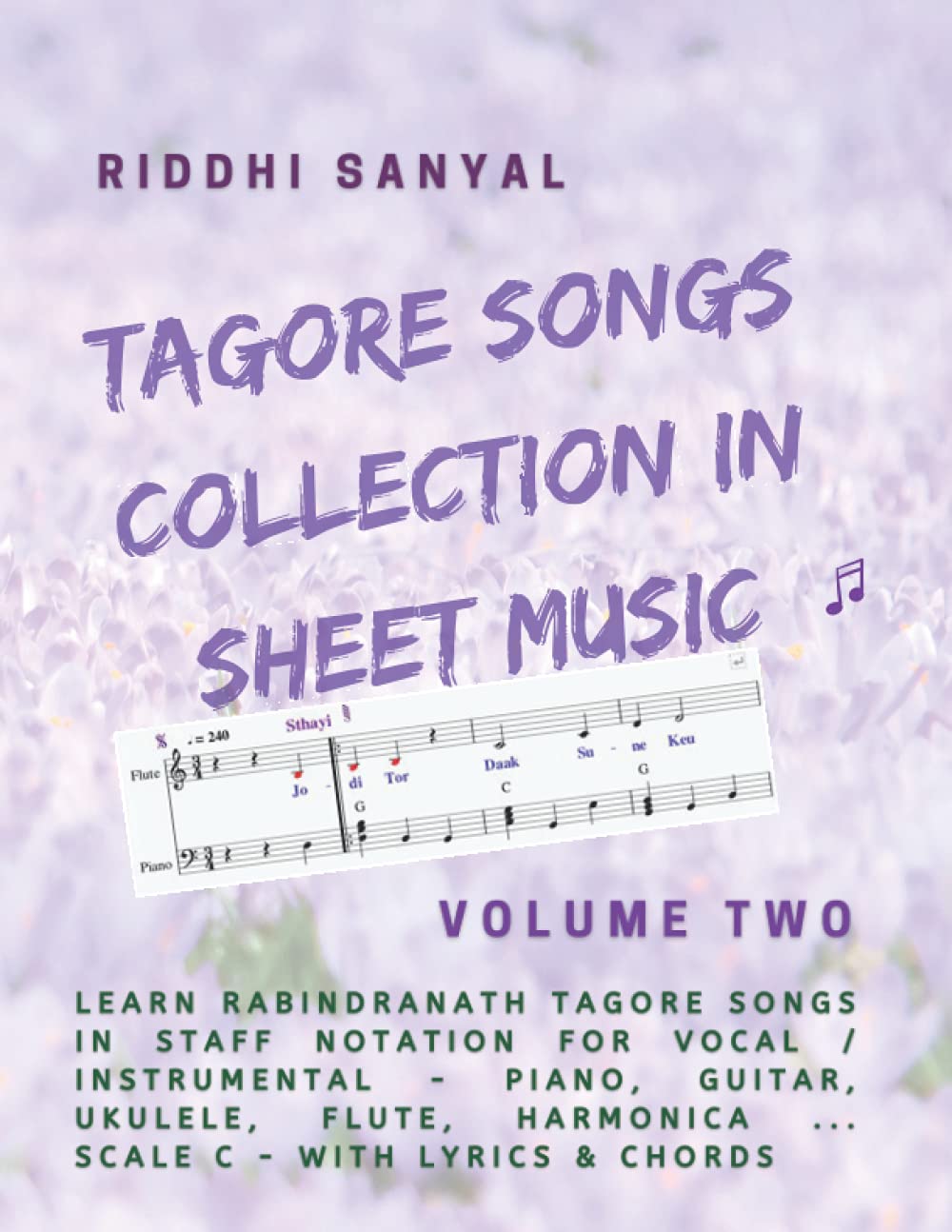 Buy Tagore Songs Collection in Sheet Music Learn Rabindranath Tagore
