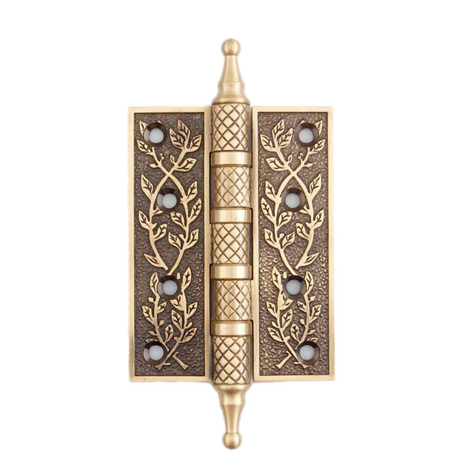 European Style Copper Silent Bearing Hinges, Thickened Antique Side, Used for Villa Doors, Wooden, Etc(4 inches)