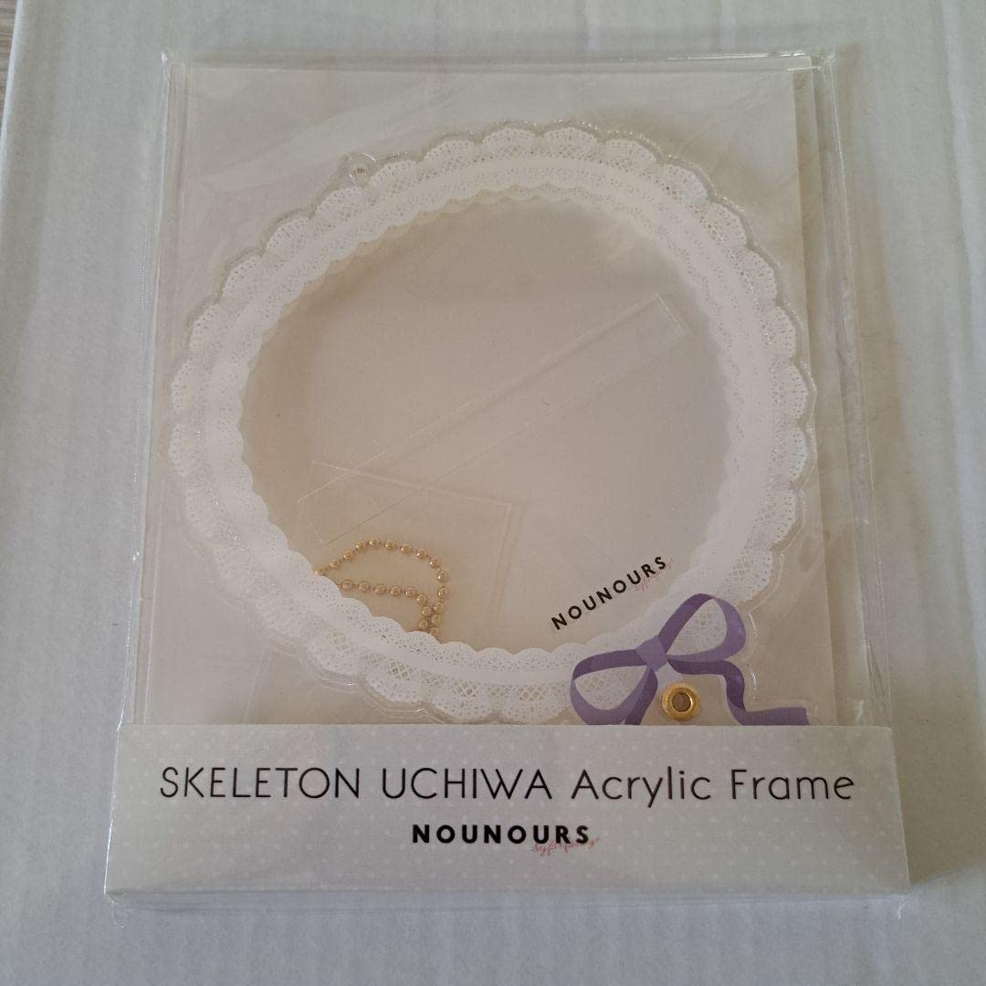 名作 フクヤ スケルトンうちわアクリルフレーム ブルー グリーン