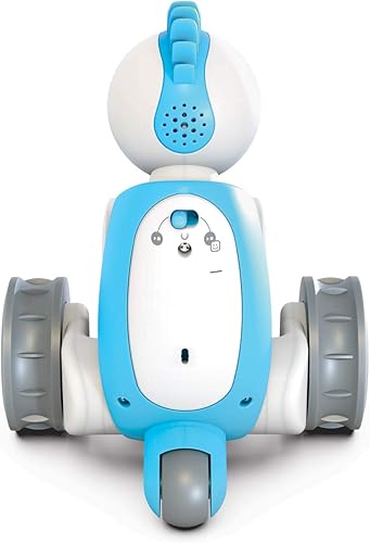 Miniatura 7 de HEXBUG MoBots Fetch - Kit de robot de grabación y parlante con control remoto con luces de motor y sonido, juguetes educativos interactivos