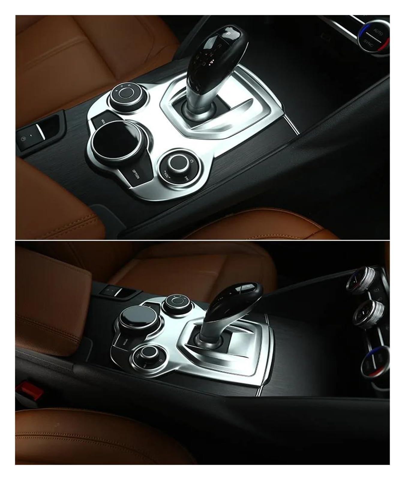 Cornice Per Aria Condizionata In Carbonio Stile Per Alfa Romeo Giulia E Stelvio 2016-2020 - Accessorio Auto - Foto 13