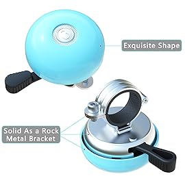 Greallthy Bike Bell Classic Bike Bells for Adults Kids, Bicycle Bell for Handlebars Adult, Loud Sound Beach Cruiser Mountain Bike Bell Accessories.