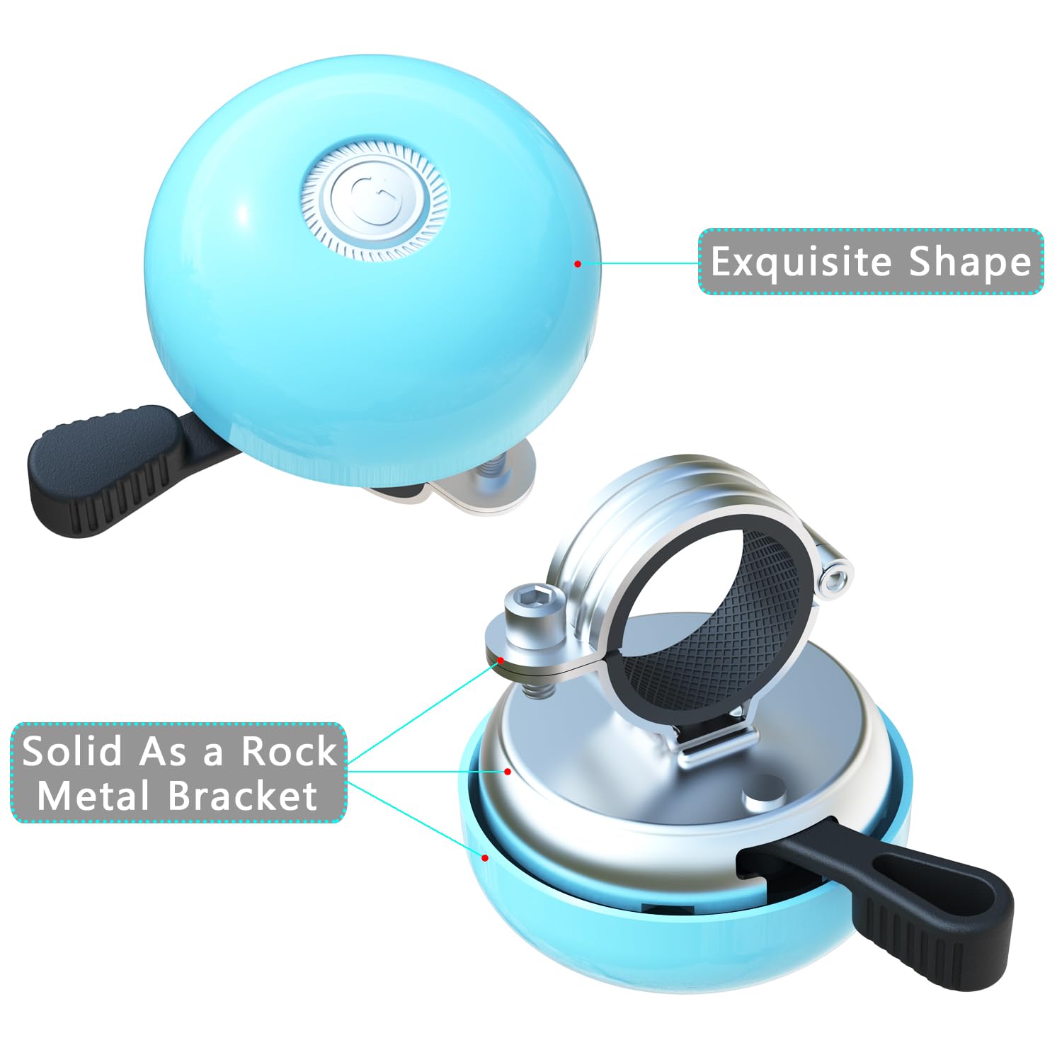 Classic Bike Bell - Loud & Easy Install -4