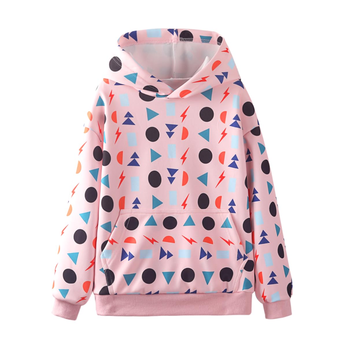 WELAKEN Girls and Toddlers' Pullover Printed Hoodie Sweatshirt with Kangaroo Pocket