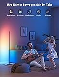 Govee 2 Pack RGBIC LED Floor Lamp, WiFi Dimmable, Alexa/Google Assistant Compatible, 16 Million Colours, Scene/Music/DIY Modes, Black, Metal, Modern/Contemporary Style, Living Room - 6