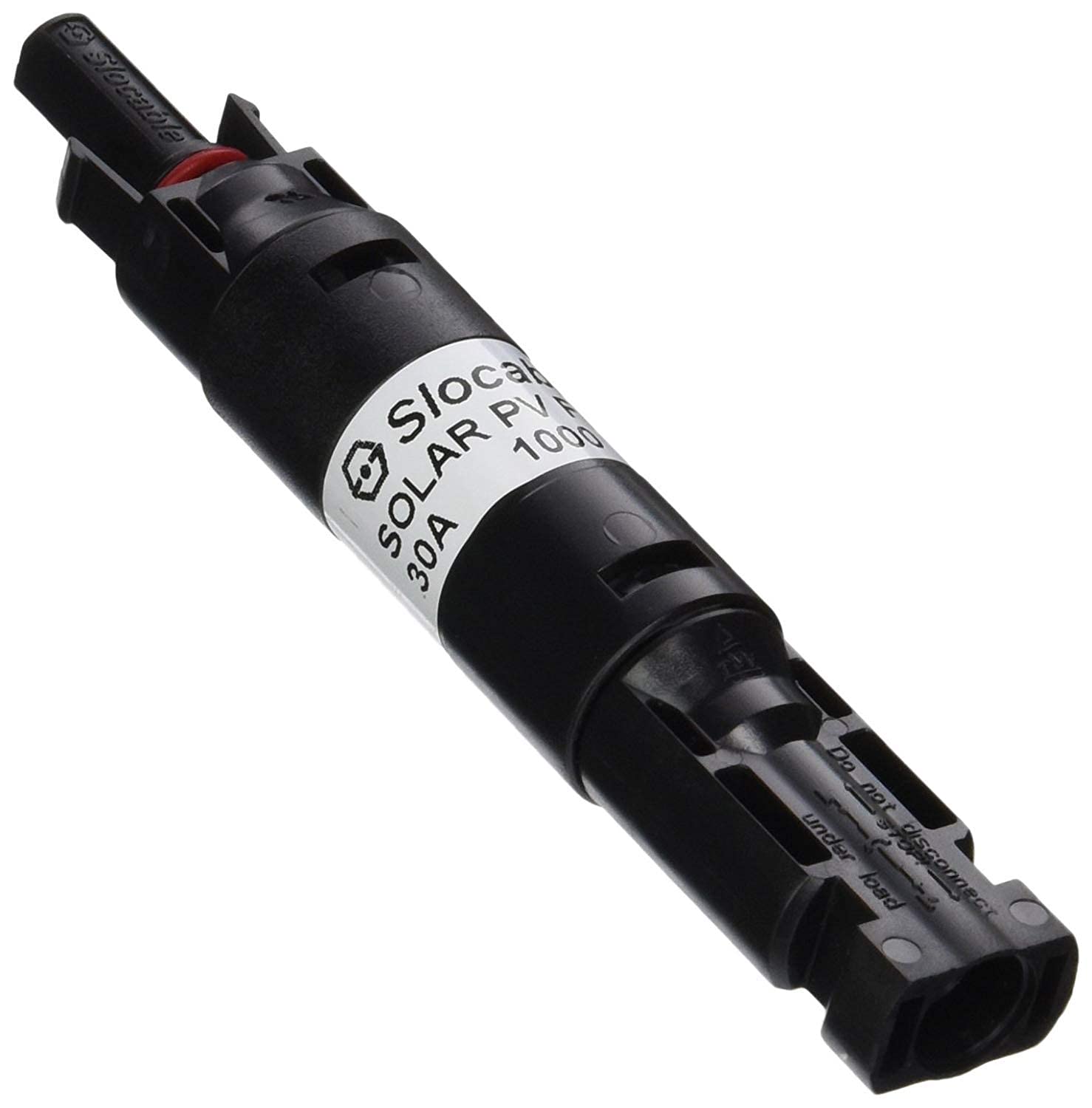Renogy 15A Male and Female Connector Waterproof in-Line Fuse Holder w/Fuse, Black | IP67 Waterproof Solar Fuse Connector for Solar Panel and Solar Controller, Solar Surge Protection Device, 1 PCS