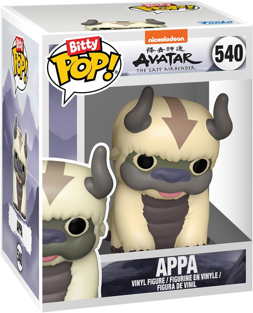 Funko Bitty Pop! Avatar: The Last Airbender - Aang, Appa, Toph, & A Surprise Mystery Mini Figure - 0.9 Inch (2.2 Cm) Collectable - Stackable Display Shelf Included - Gift Idea Cake Topper - Image 6