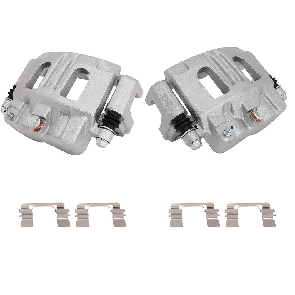 scitoo front left+right brake calipers with bracket 18b4950 18b4951 compatible for chevrolet equinox 2005-2006 for pontiac torrent 2006 for saturn vue 2004-2007