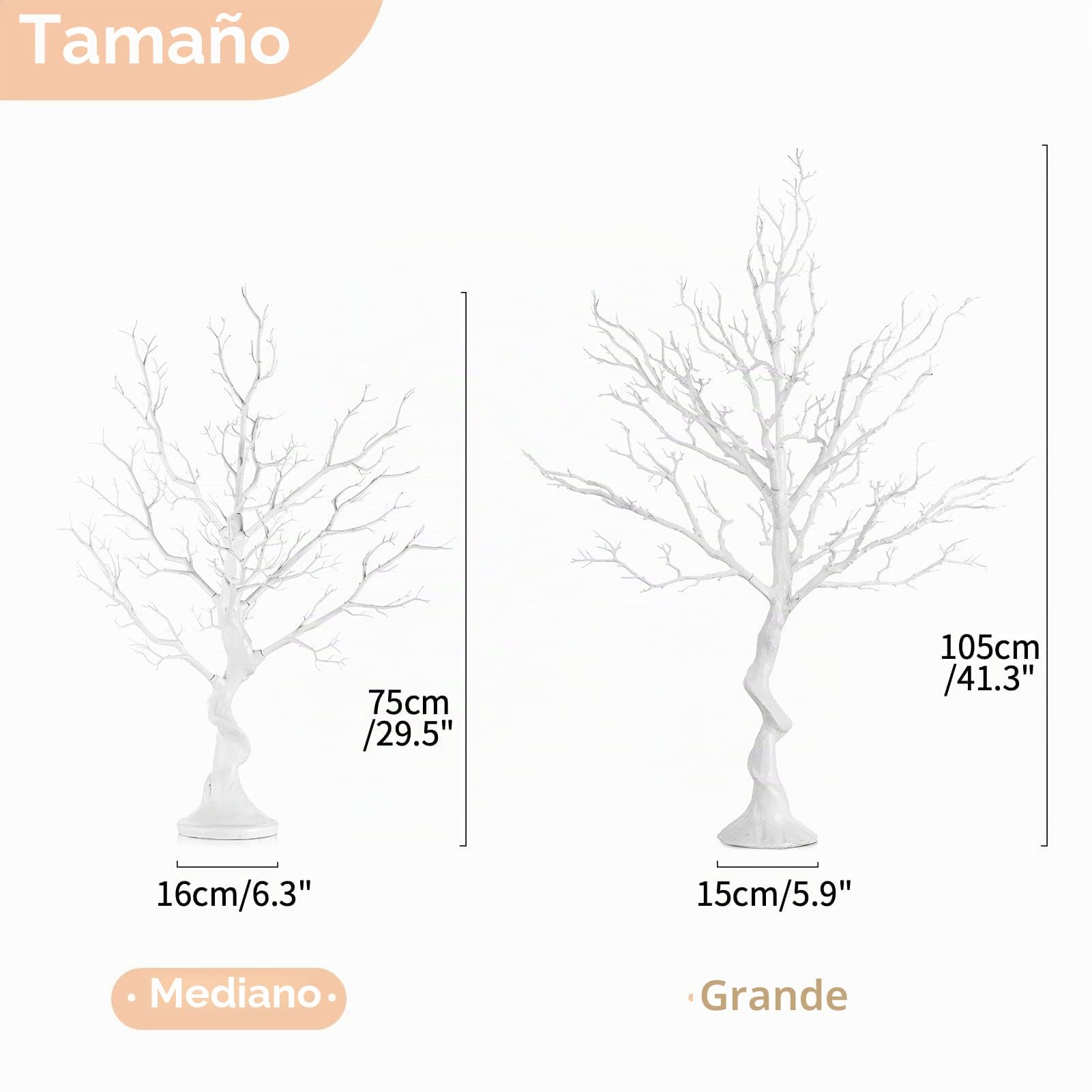 Nuptio Navidad Arbol Christmas Árbol: 75cm Decoracion Blanco Decoración Hogar Boda Halloween Adornos Exterior Centro Artificial Jardin Mesa Arboles Home Decor Bodas Navideños Tree Decorativo