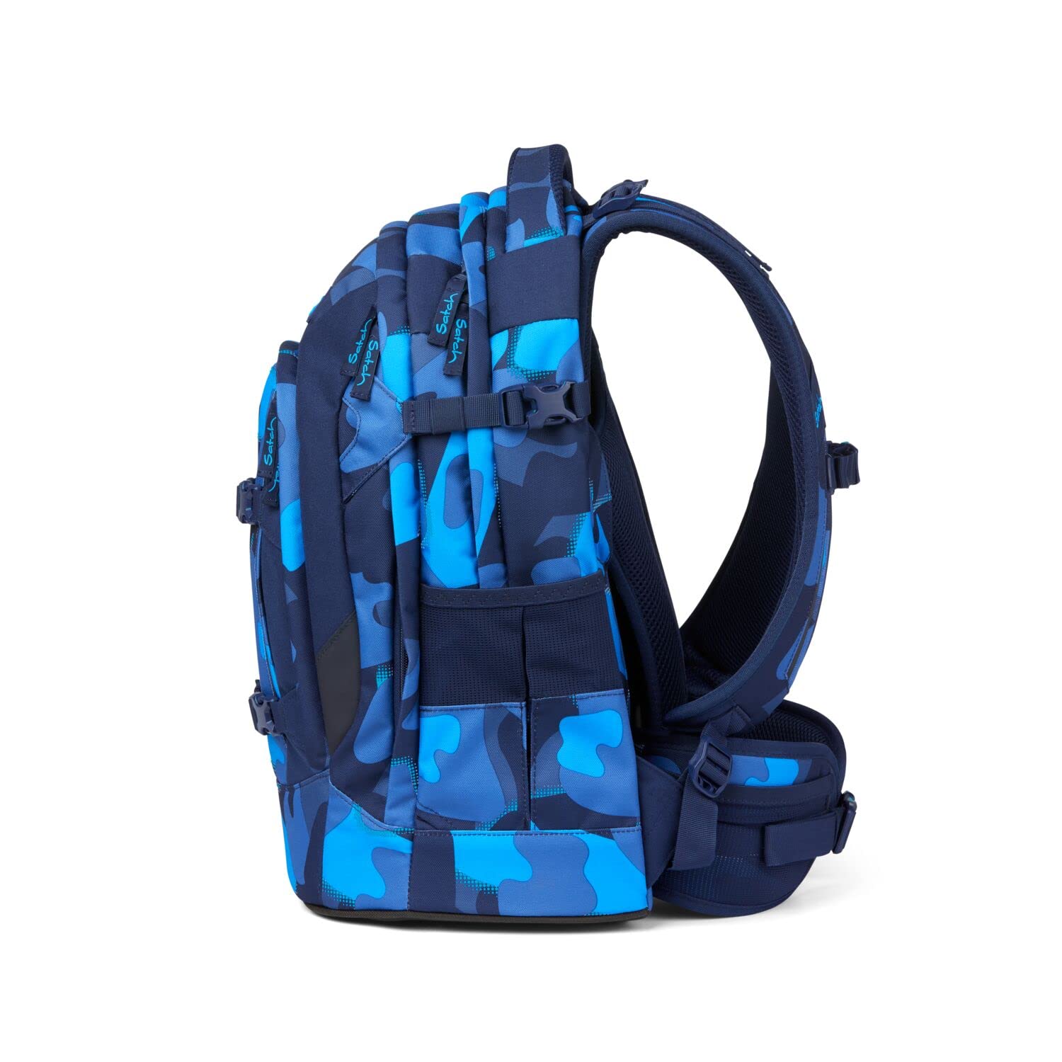 Satch Schulrucksack-Set PACK Troublemaker Blau 3-teilig