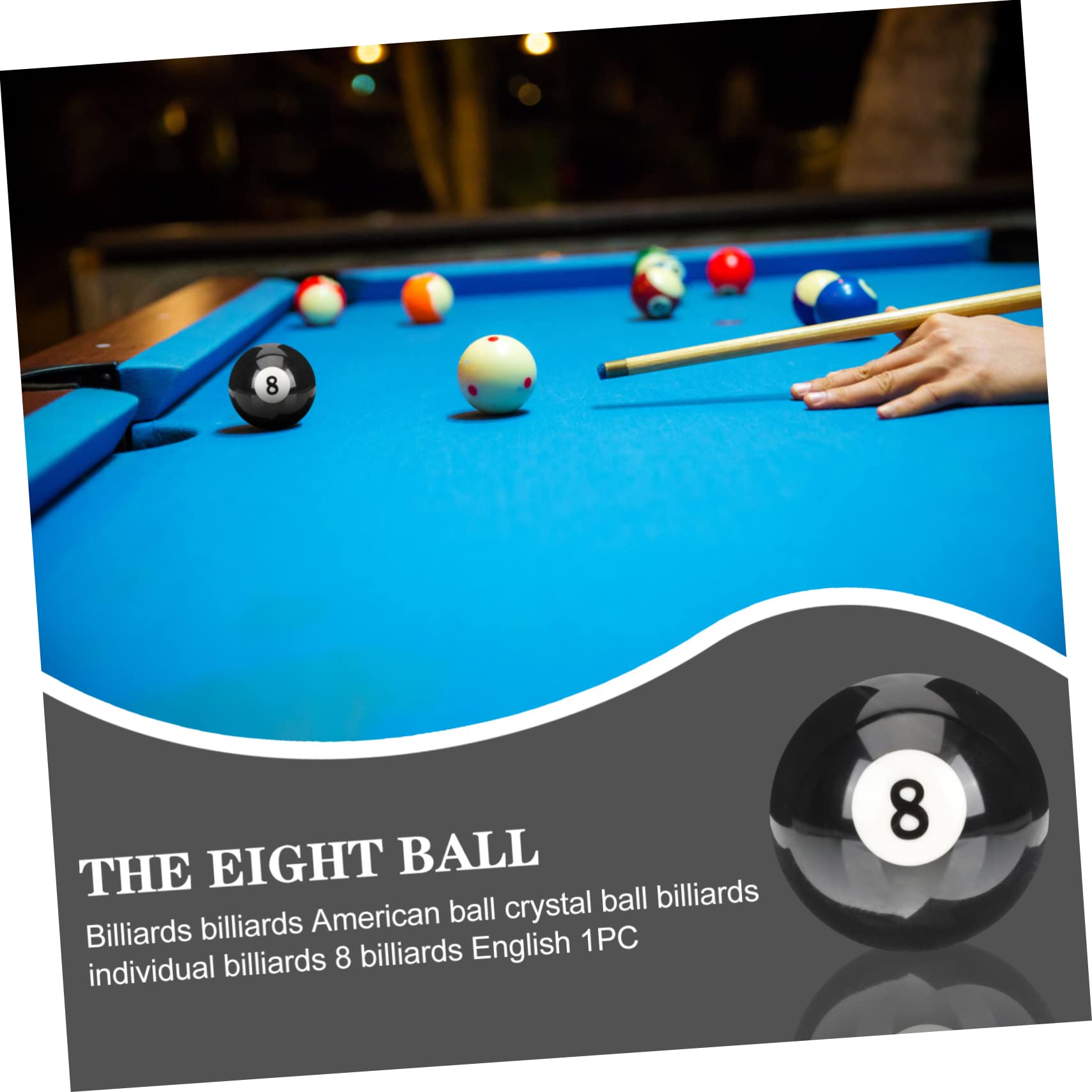 BELLIFFY Wear-Resistant Billiard Balls Large Pool Balls Professional for Skillful Practice