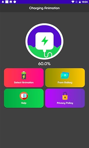 Super Battery Charging Animation, Battery Charging Talking Alarm , fire tablet app