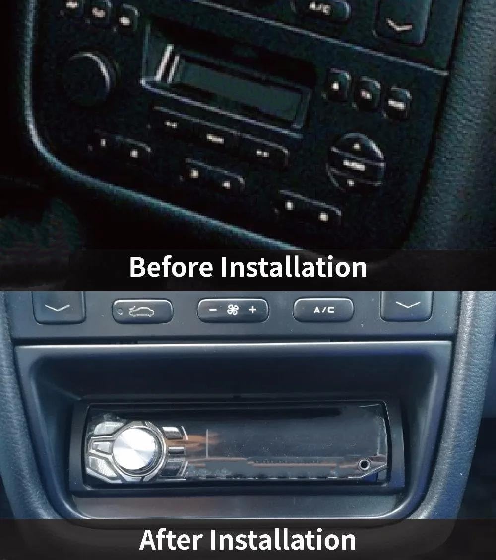 自動車部品 に適合する プジョー 406 1995-2005 ステレオパネル ダッシュ CDフェイシア オーディオフィッティングアダ