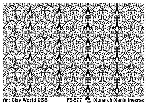 FlexiStamps Texture Sheets Monarch Mania Inverse Design - 1 Pc.
