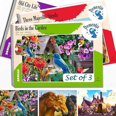 QUOKKA 13 Piece Dementia Puzzles for Adults Cover