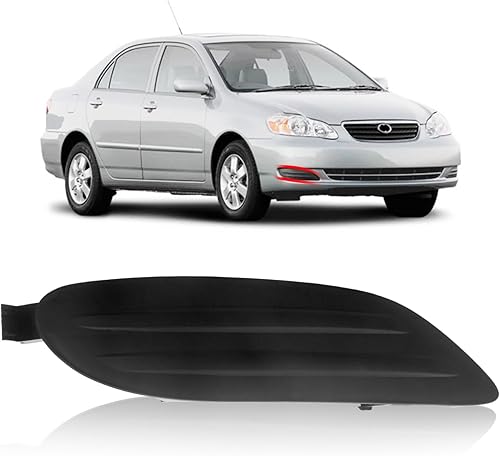 CarPartsDepot Cubierta antiniebla delantera derecha del lado del pasajero 2005-2008 compatible con Toyota Corolla Sedan 5212702170 TO1039107
