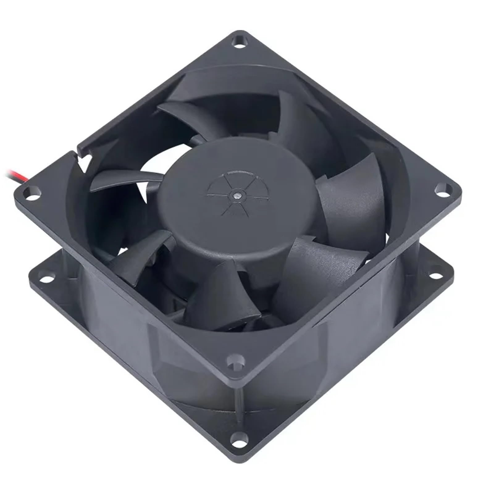Ventola di raffreddamento 8038, 5500 giri/min, 80 mm, 8 cm, 5 V, 12 V, 24 V, 80 x 80 x 38 mm, ventola di raffreddamento senza spazzole per case del computer (cuscinetto a sfera da 12 V)
