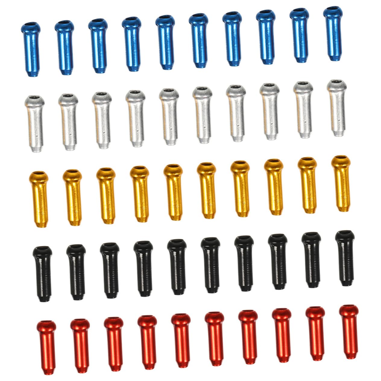 HEMOTON 100Pcs Bike Brake Cable End Caps Brake Wire Accessories Durable Cable Covers for Bicycle Brake System Easy Installation Fit for Bikes