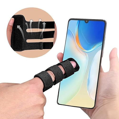 Miniatura 7 de Férula para dedos, corrector de dedos, alivio del dolor, soporte de dedo, protector de correa para fijación de férula de mano, para articulaciones