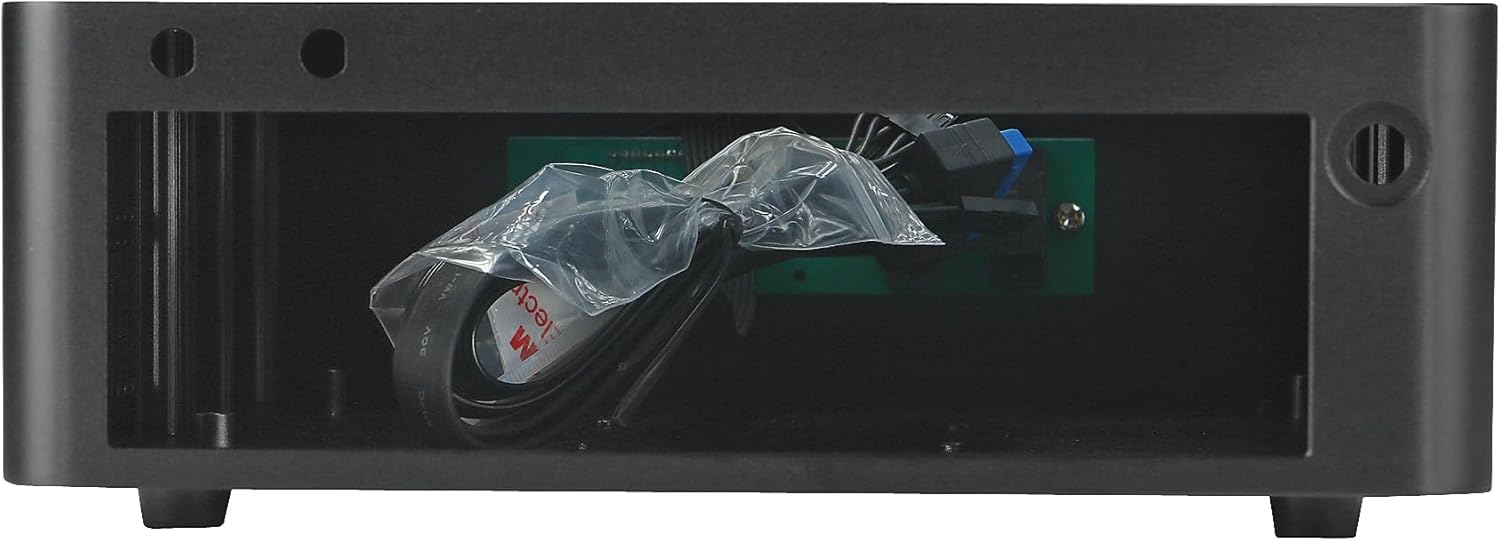 TA65 Black Aluminium Desktop HTPC Mini-ITX Computer Chassis Support DC Pico PSU