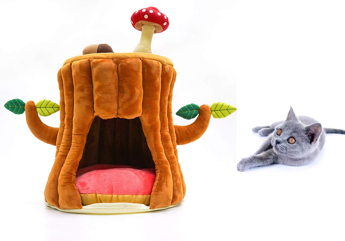 Amazon | ペットベッド 秋冬用 可愛い 猫ベッド 狗ベッド 子犬 猫用