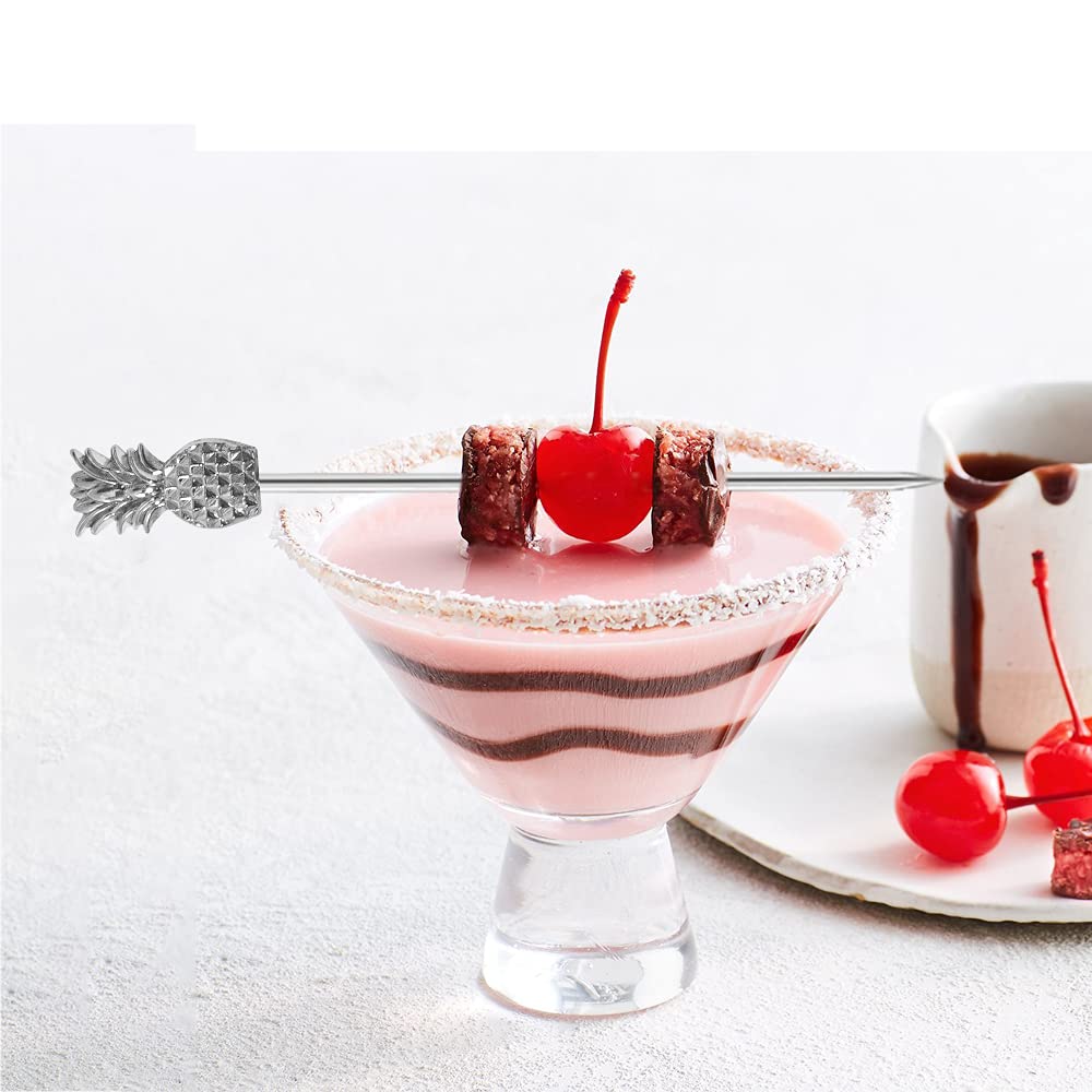 10pcs Stainless Steel Cocktail Picks Fruit Sticks,... - Vicedeal