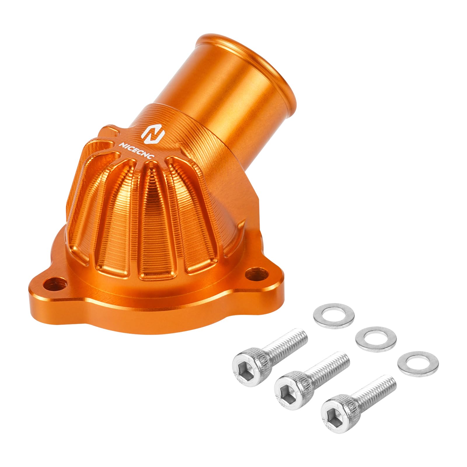 NICECNC Couvercle de boîtier de thermostatCompatibile with Norden 901/Expedition 2022-2024, 790 890 Duke/R 2018-2024, raccord de tuyau d'eau, remplacement pour 63535019000, 63535019200, voir