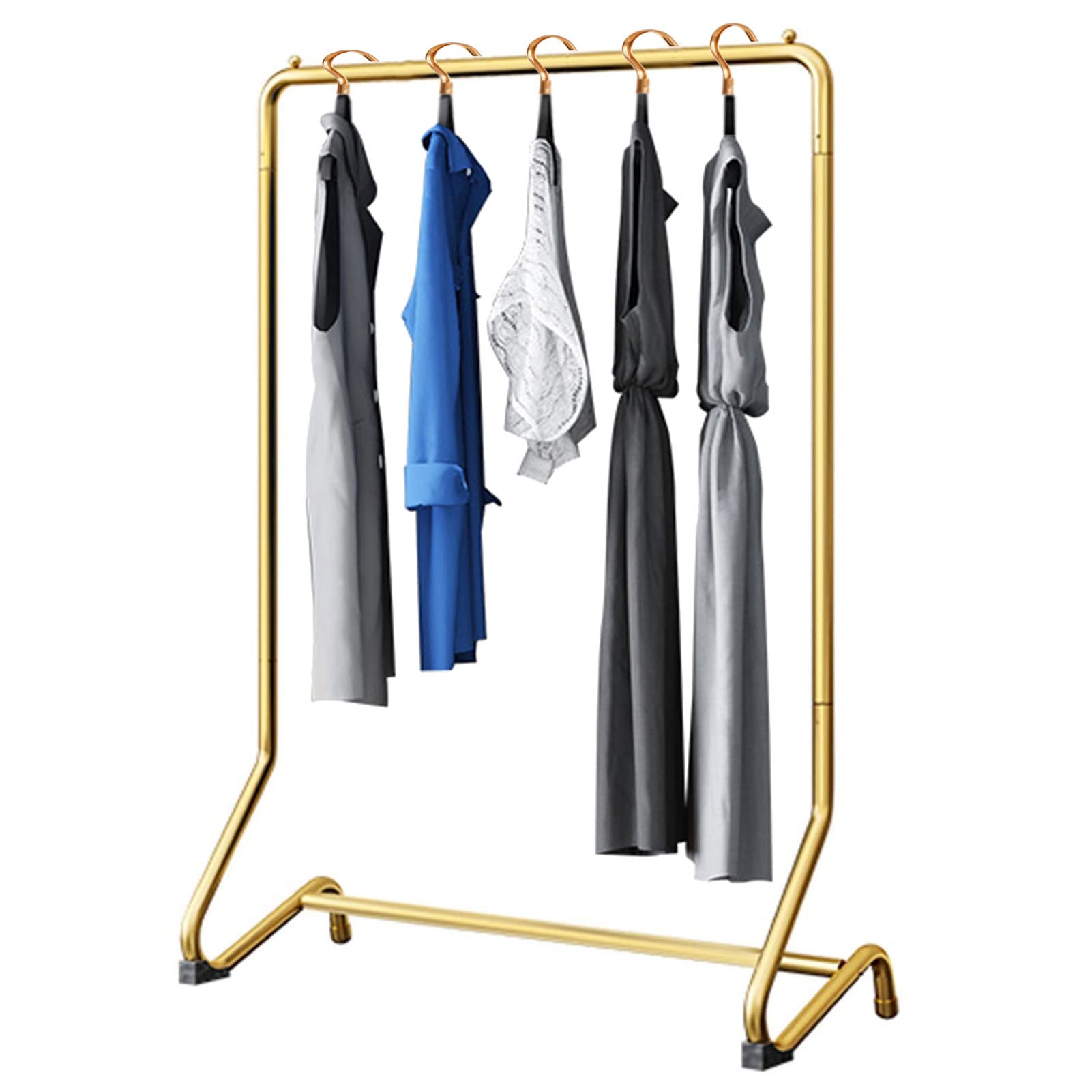 YNBSHGAA Clothes Rails Garment Rack, Freestanding Coat Rack for Home Bedroom, Balcony and Clothing Store Display Stand