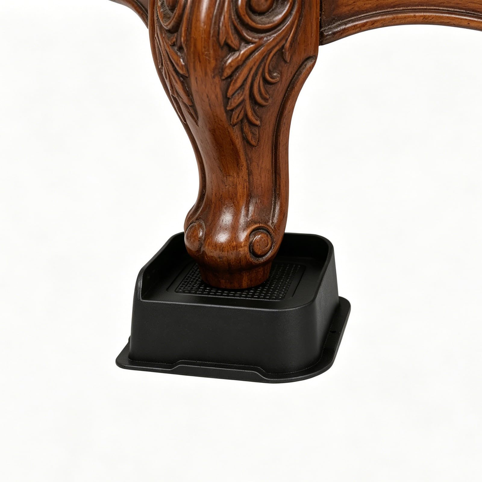 PRETYZOOM 4 Piezas Tacos Goma de para Base Antideslizantes Muebles Elevadores con Protección y Aumento de Altura Seguro y Estable para Patas de Cama Sofá Mesa