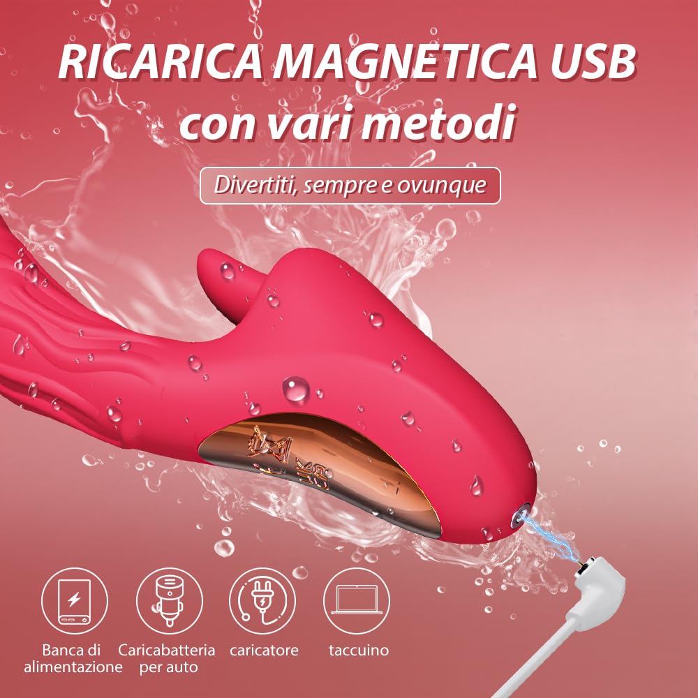 Vibratoreper Donna Professionale Sex Toys Dildo vibrante realistico Vibratore G-point femminile 7 * 7 Modalità vibratoria Adatto a coppie Donna Materiale silicone impermeabile