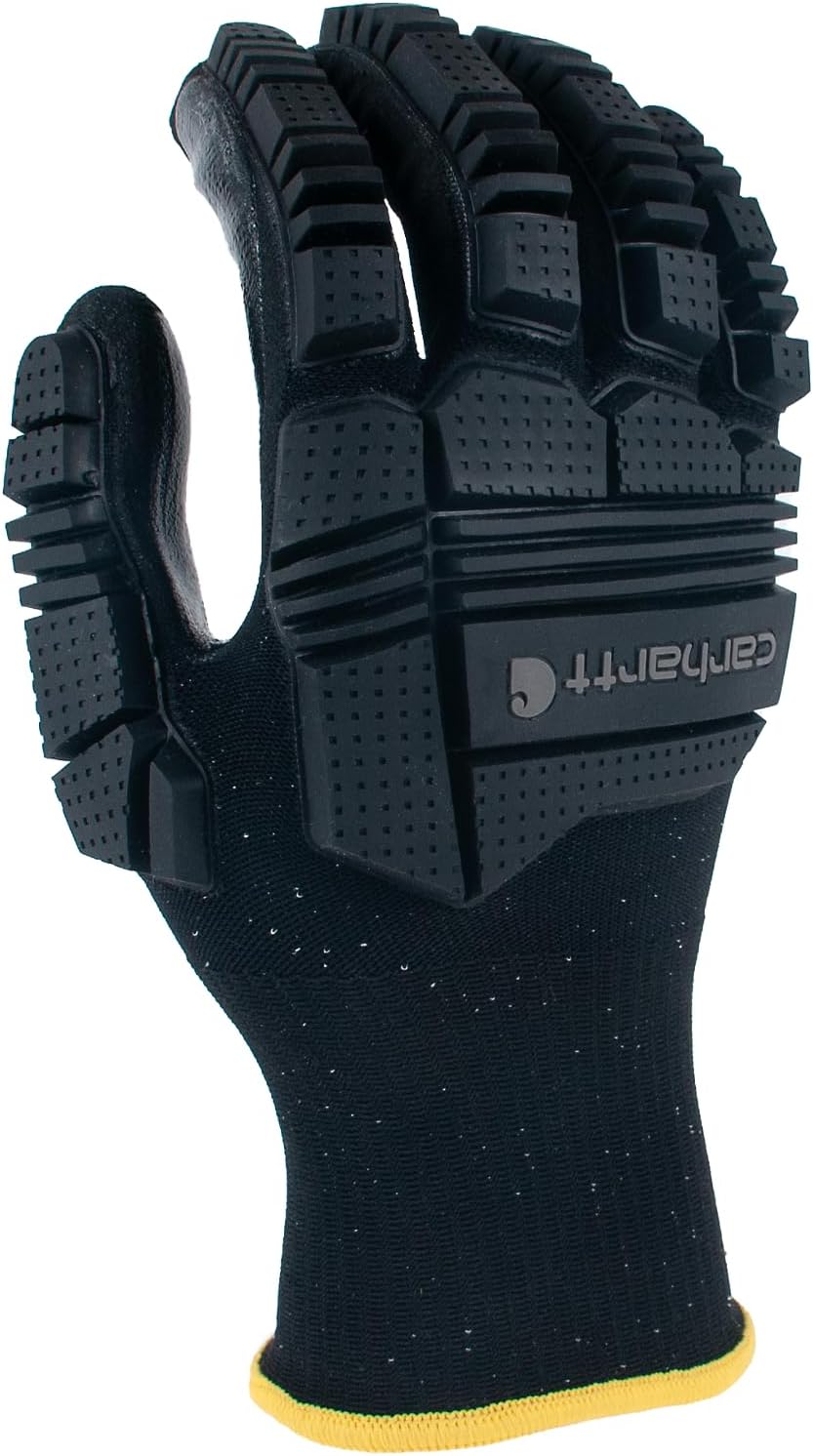 Carhartt Men's GN0850M Knuckle Guard Nitrile Glove