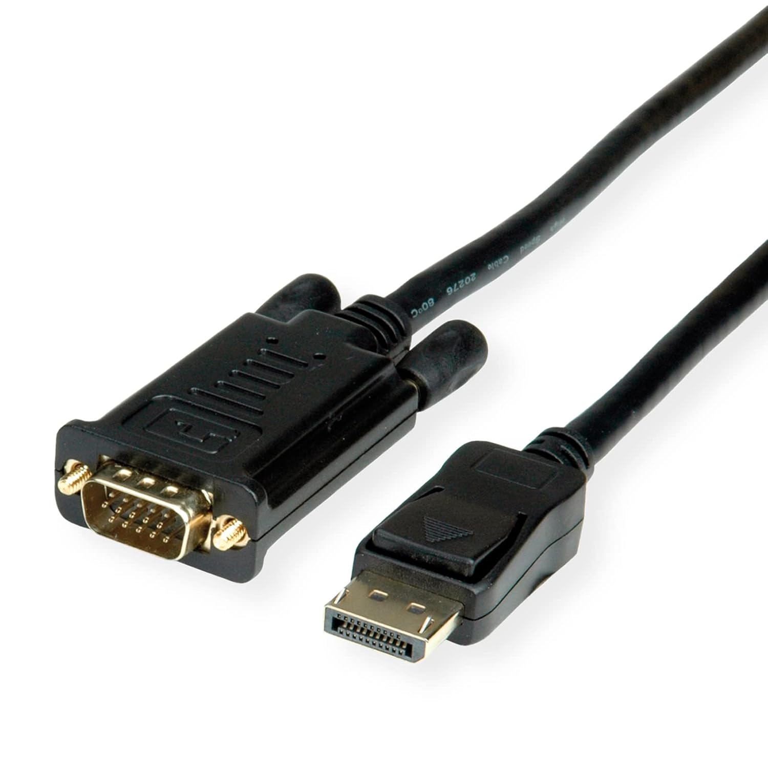 ROLINE Cable DisplayPort VGA, DP ST - VGA ST, black, 1 m
