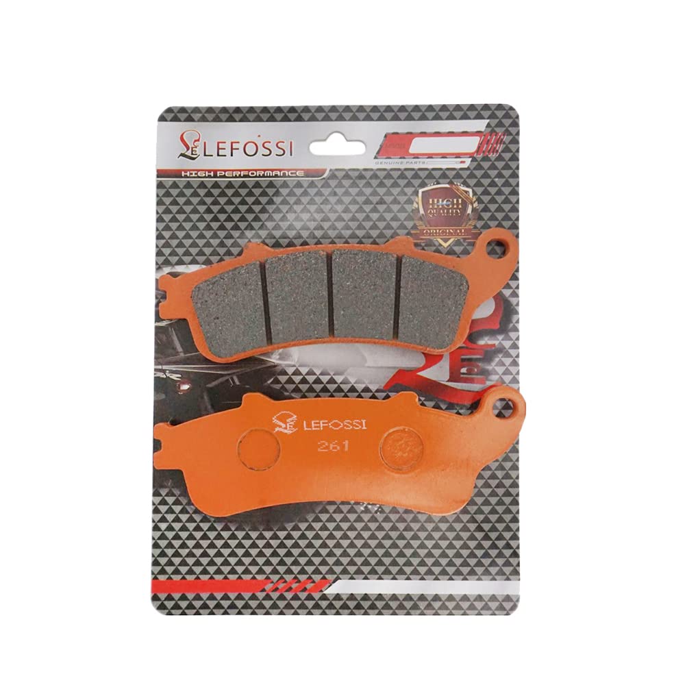 Moto Fibra di Carbonio Anteriore e Posteriore Pastiglie Freno per Compatibile con Honda XL 1000 Varadero 2007 2008 2009 2010 2011 2012 07 08 FA388F FA261R
