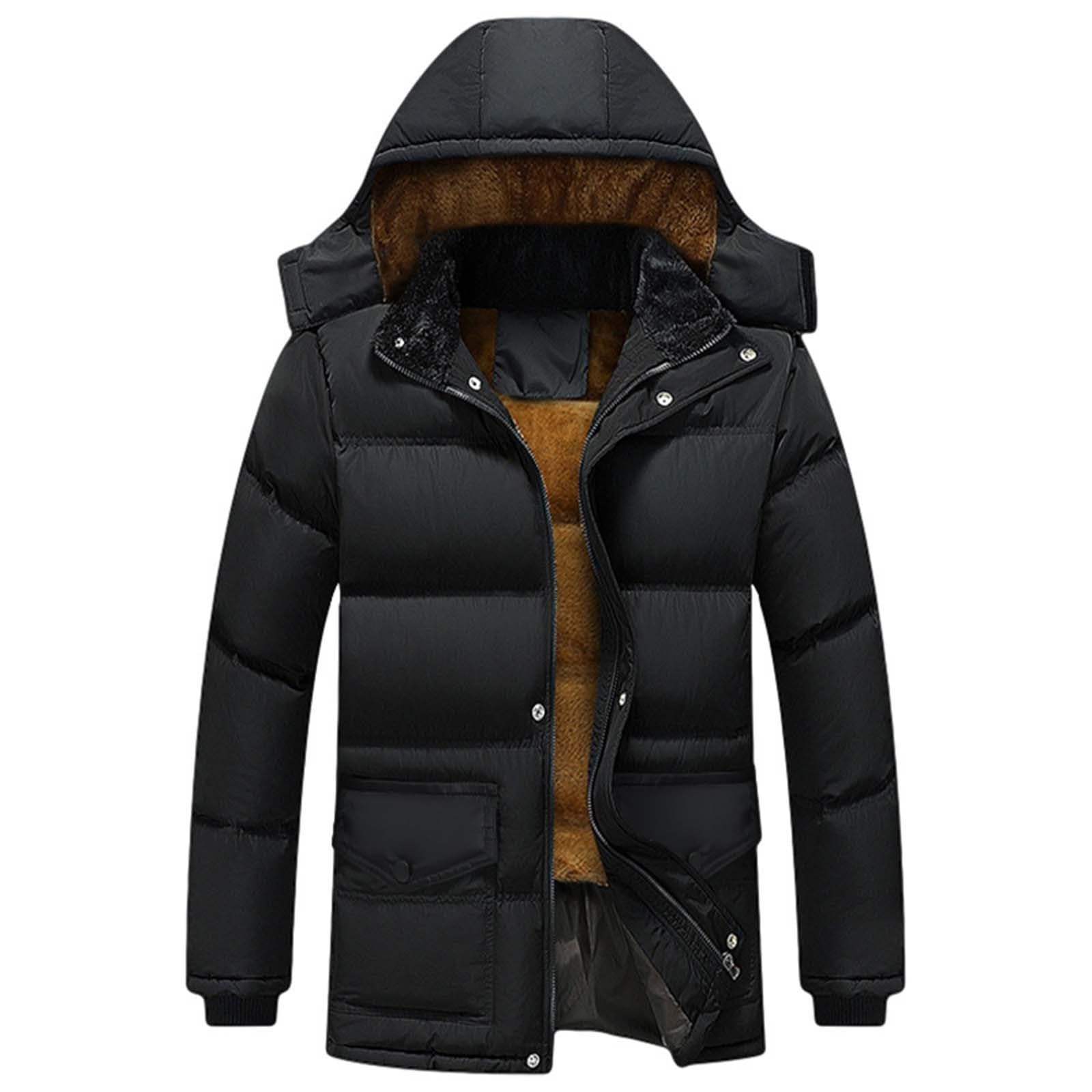 Generisch Kapuzenpullover Herren, Hoodie Herren Dicker Pullover Jacke Sweatjacke Fleece Kapuzenjacke Herren Winterjacke 4XL Outdoorjacke Herren Winter Bomberjacke Herren 4XL übergröße