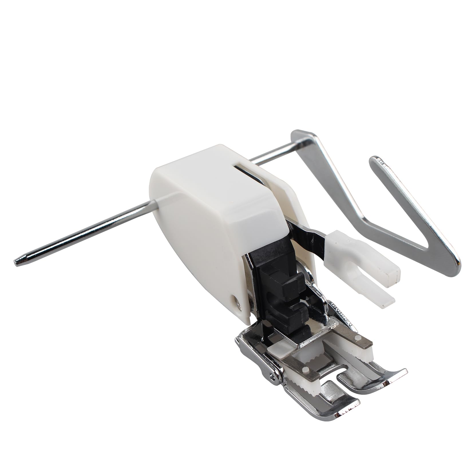 Even Feed Walking Presser Foot 10449W/7mm with Adjustable Quilt Guide Compatible with Low Shank Domestic Sewing Machines Singer Brother Janome Babylock Euro-Pro Kenmore Feiyue Fanghua New Home