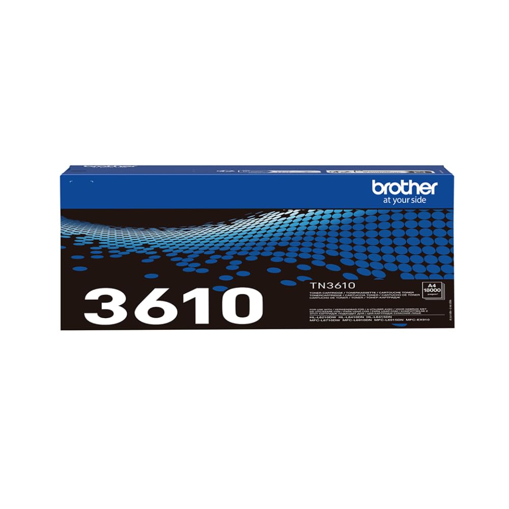 Brother Multicolor Hl-L6415dn Printer Toner Cartridges (2 Pack) -Tn3610 Multipack Original