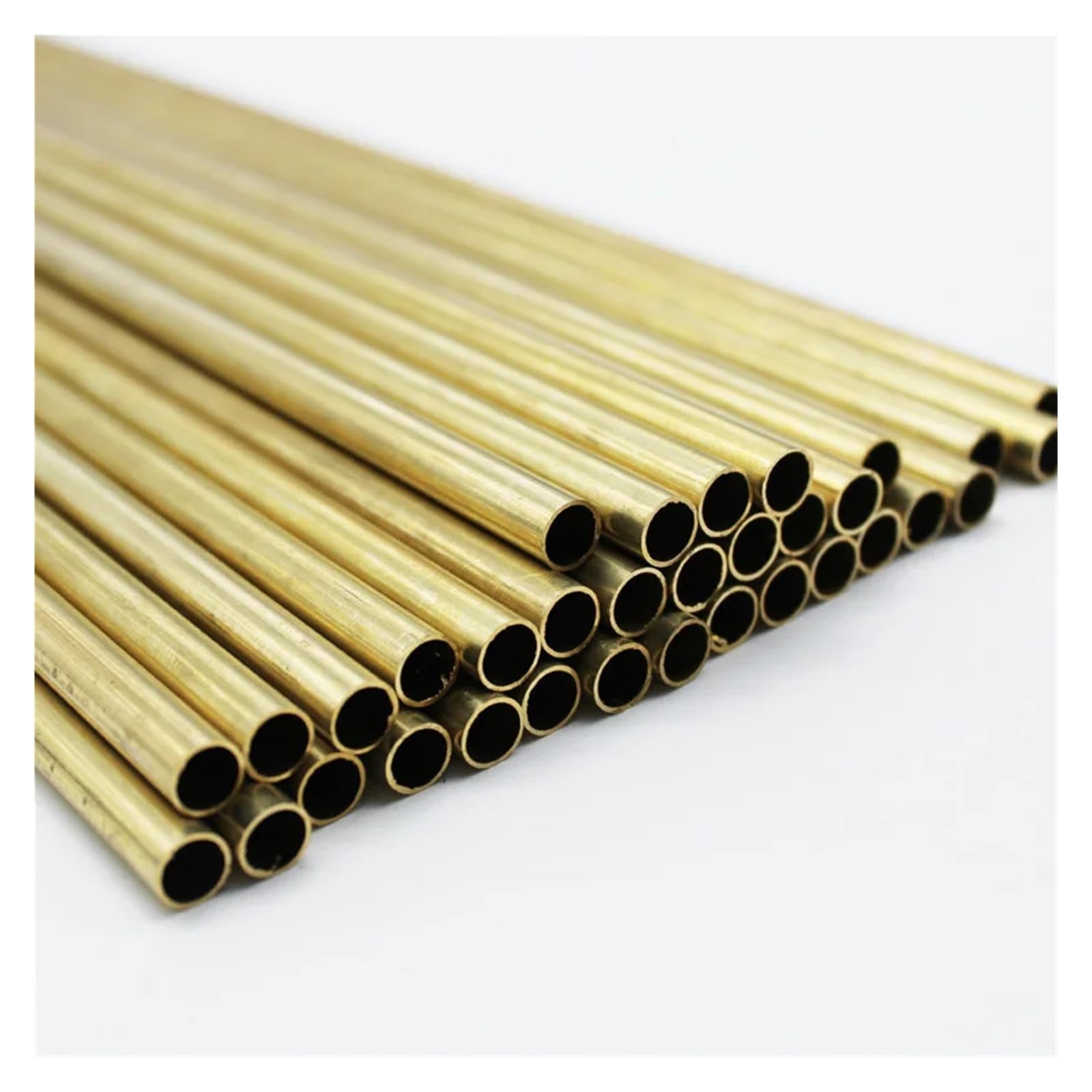 Bezszwowe rury mosiężne okrągłe, Rura miedziana H62 Mosiężna rurka Długość kapilary 500 mm OD 11-15 Wiele rozmiarów(12x3x500mm)