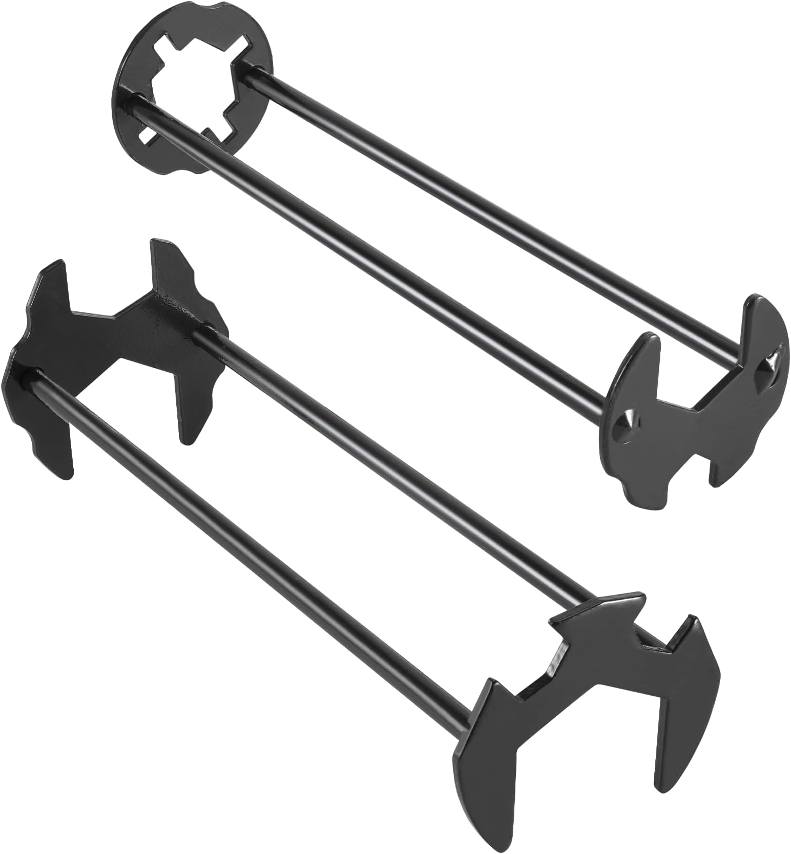 HHJSink Wrench, 2Pcs Four-claw Hexagon Wrench, Maintenance Installation and Removal Tools Wrench for Bathroom