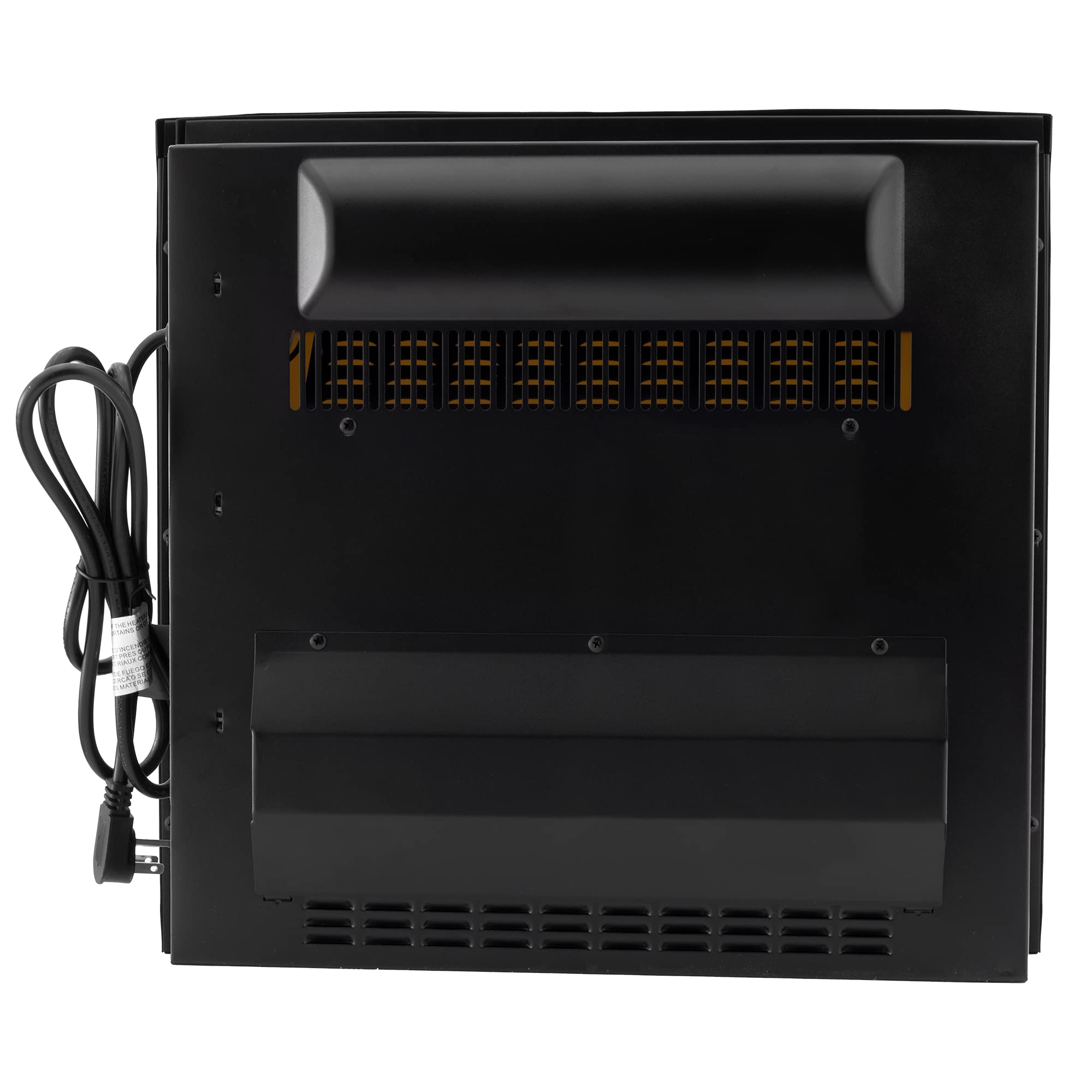 RecPro RV Fireplace 18" | Recessed Electric Fireplace | Glass with Log View | 110 Volt | Electric RV Fireplace | for Camper, Trailer, Home, and More