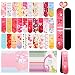 FiGoal 28 Pack Valentine's Day Magnetic Bookmark with 28 Valentine's Day Cards Kids Classroom Assorted Stationery Value Gift Set in 12 Different Designs Classroom Exchange Party Supplies