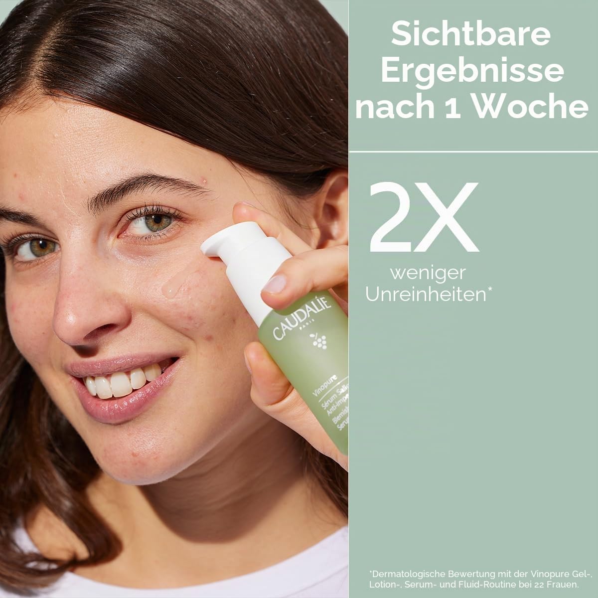 Caudalie Vinopure Serum mit Salicylsäure gegen Unreinheiten – 30 ml