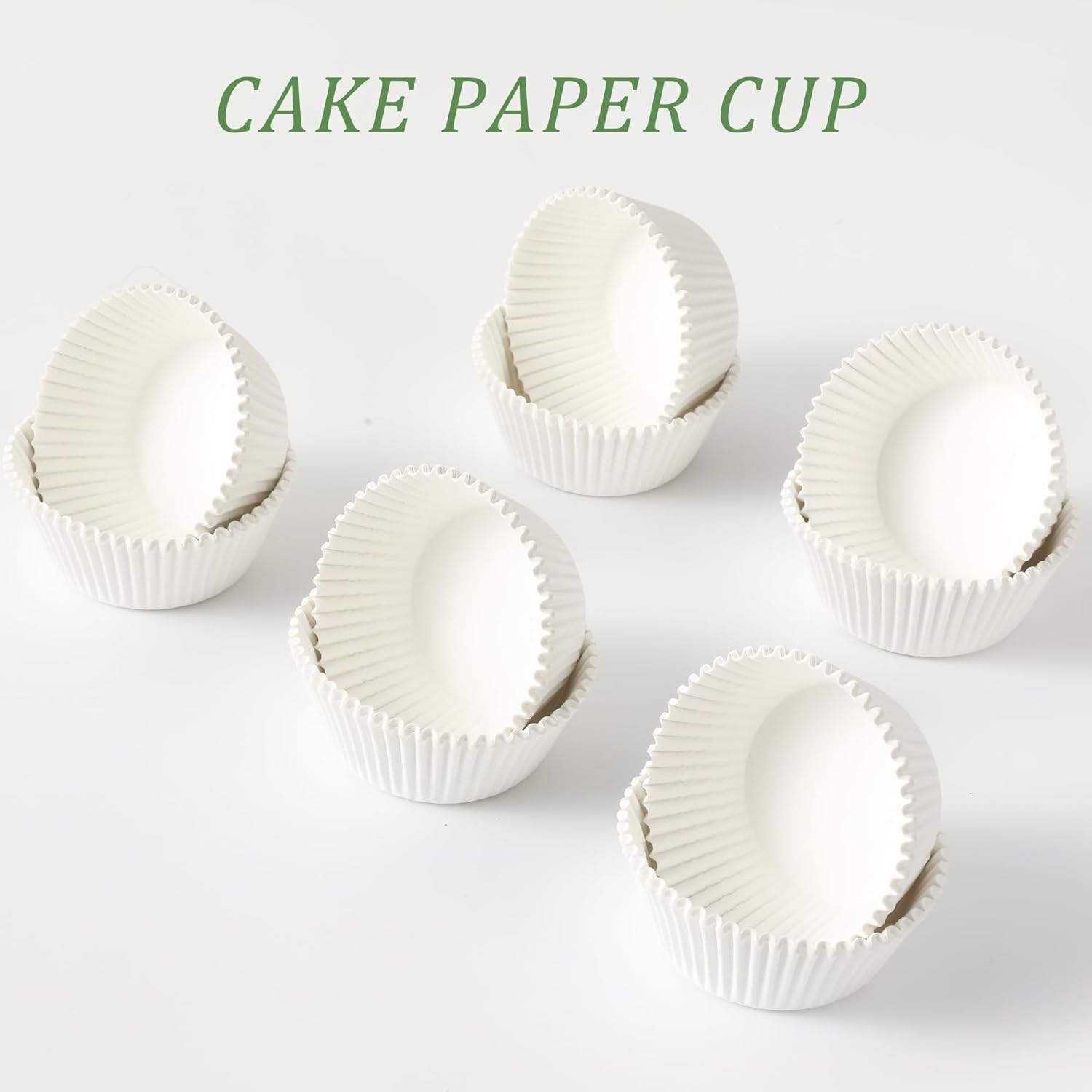 1000 Count White Paper Cupcake Liners, Standard Size 2 Inch, Unbleached Baking Cups for Muffins and Cupcakes (White, 2 Inch) - Image 4