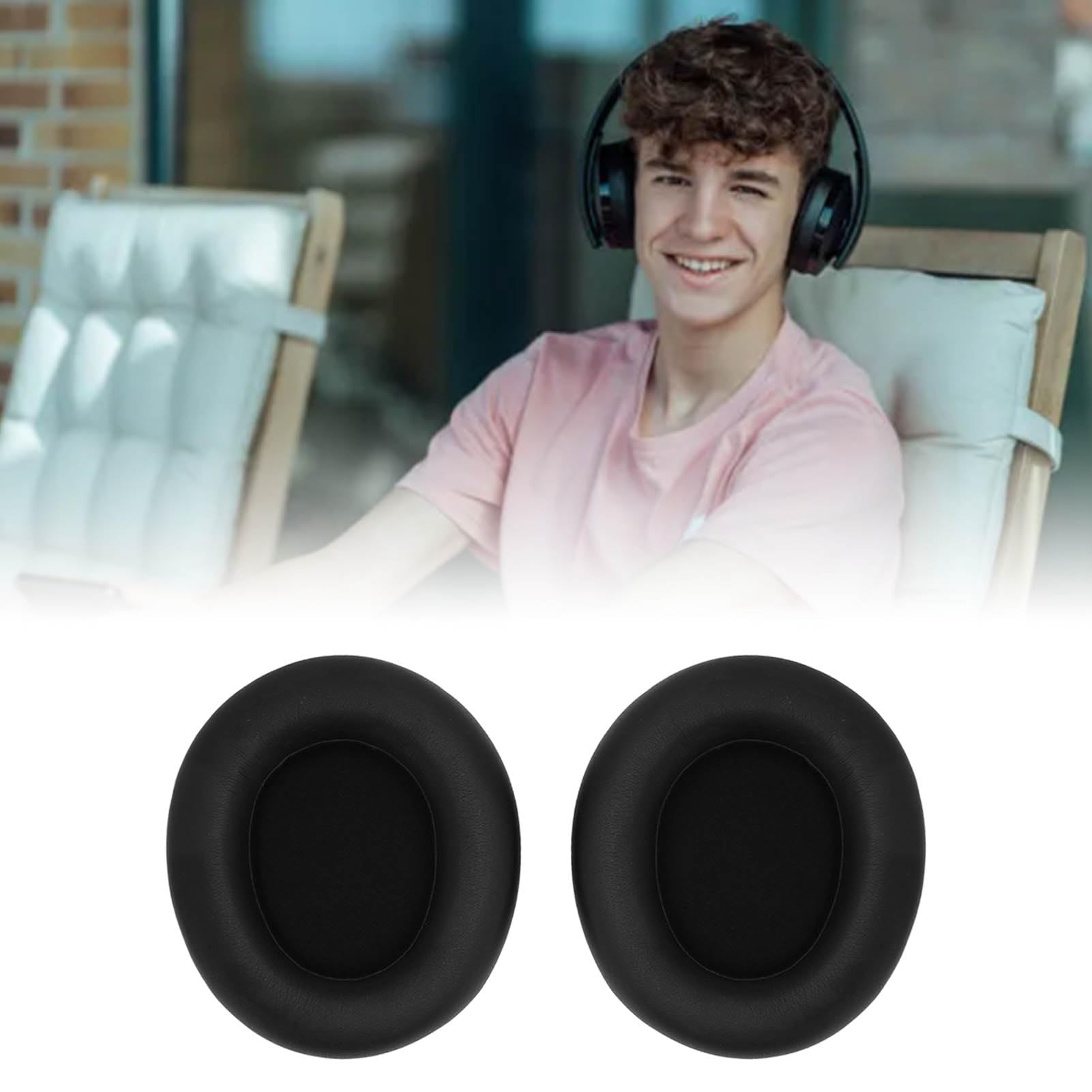 Linkidea Replacement Ear Pads For SteelSeries Arctis 7/9X/PRO - Flex Fabric Headband Cushion