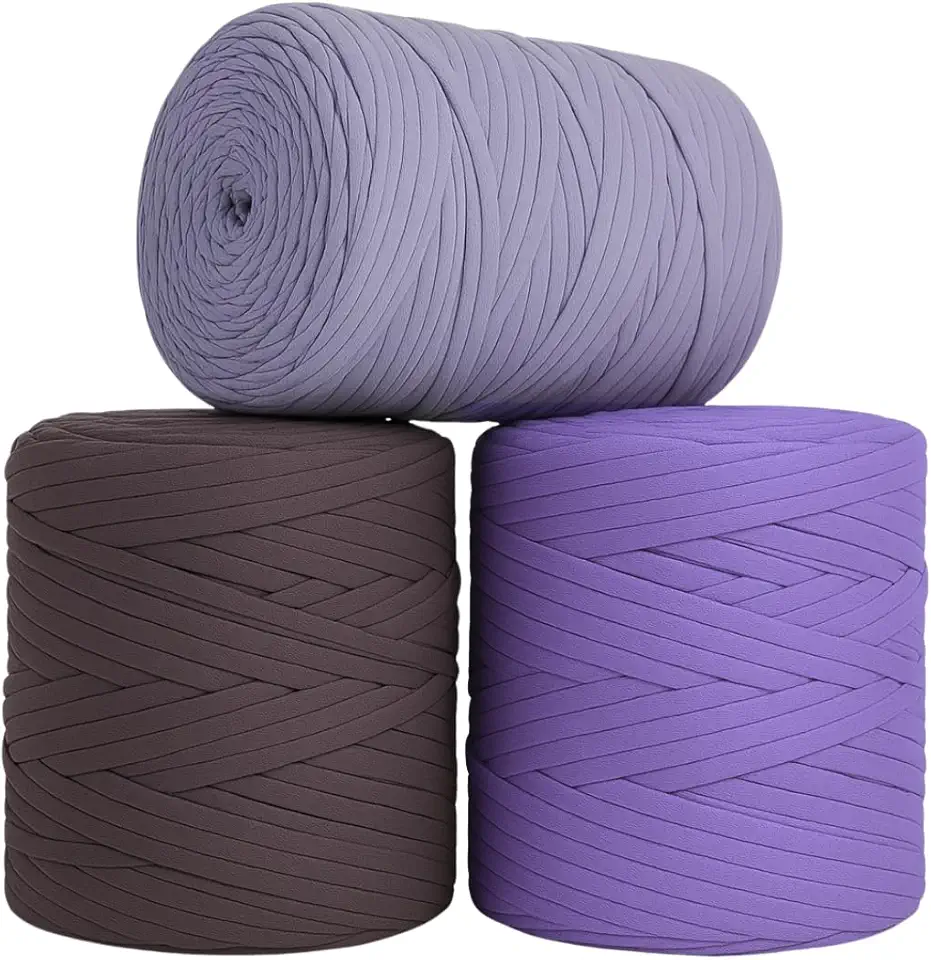 SYMEON Fio de Malha GUARANI 1kg Ecologico Residual 140m Artesanato Crochê