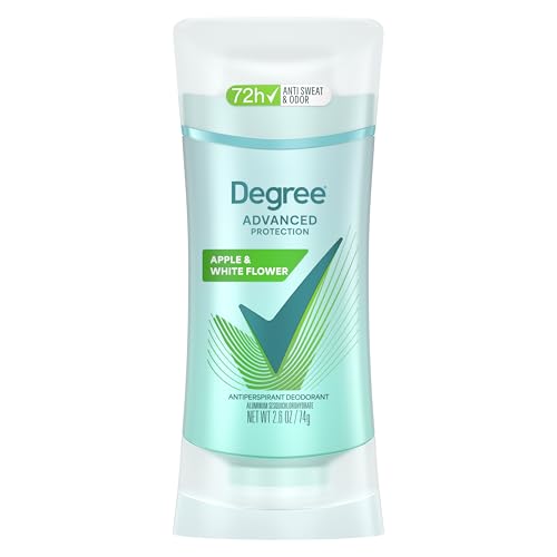 Degree Advanced Protection Antiperspirant Deodorant White Flowers & Lychee for 72-Hour Sweat & Odor...