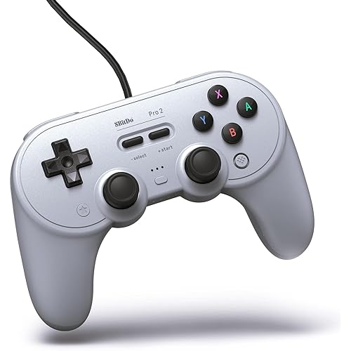 8BitDo Pro 2 Wired Controller for Switch, Windows, Android and Raspberry Pi(Gray Edition)